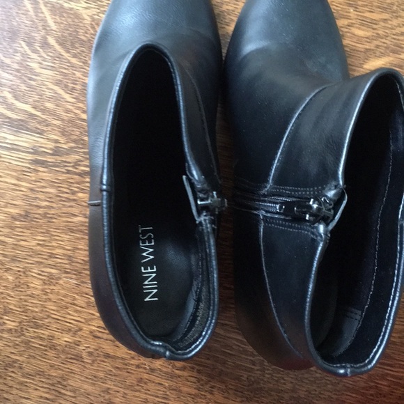 Black 1” heel booties - Picture 6 of 7